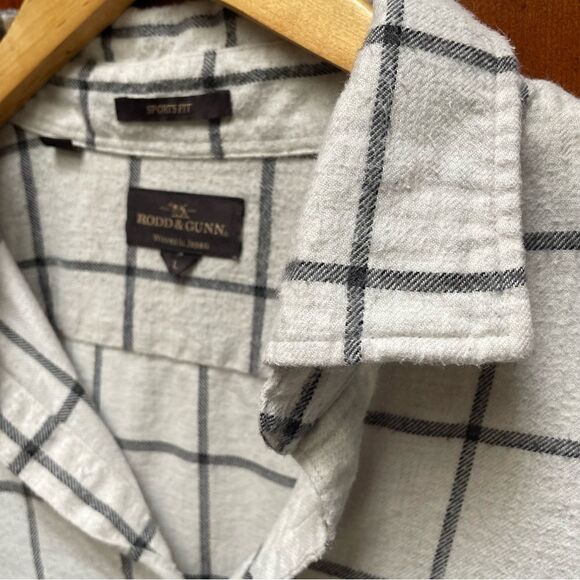 Rodd & Gunn Cotton Flannel Button Down Shirt Large - Picture 8 of 8